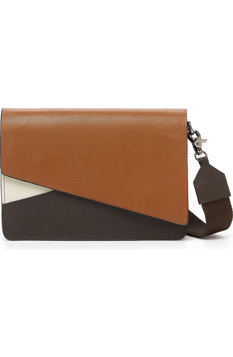 Botkier Crosstown Colorblock Leather Crossbody Bag, Alternate, color,