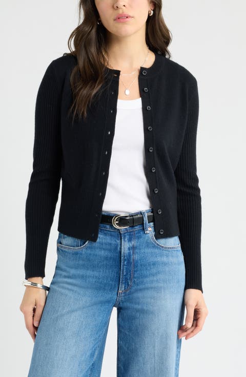 Wool & Cashmere Blend Cardigan