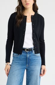 Caslon® Wool & Cashmere Blend Cardigan
