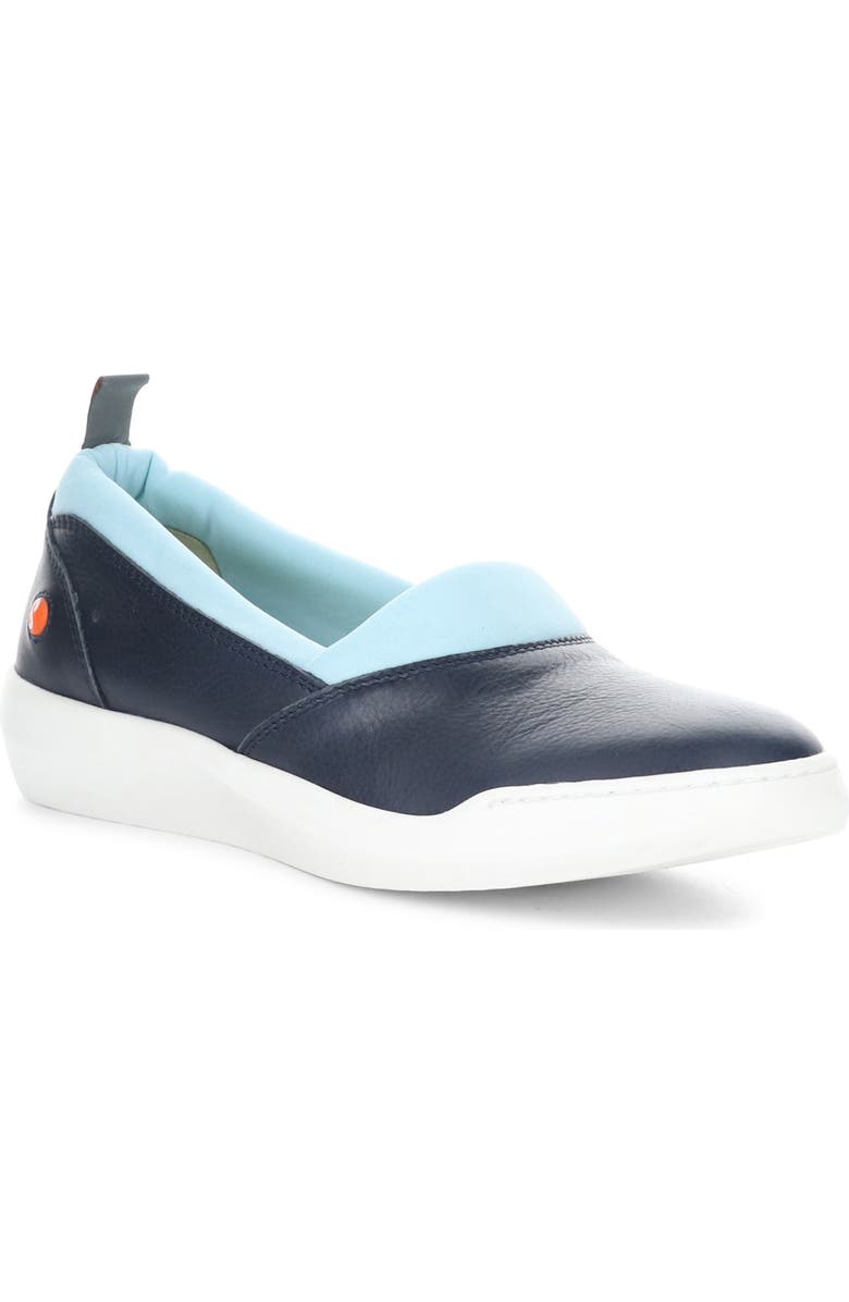 Softinos by Fly London Slip On Sneaker, Main, color, Navy Smooth Leather