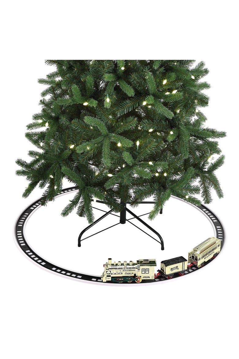 Animated Train Around the Tree - Gold, Alternate, color, Gold