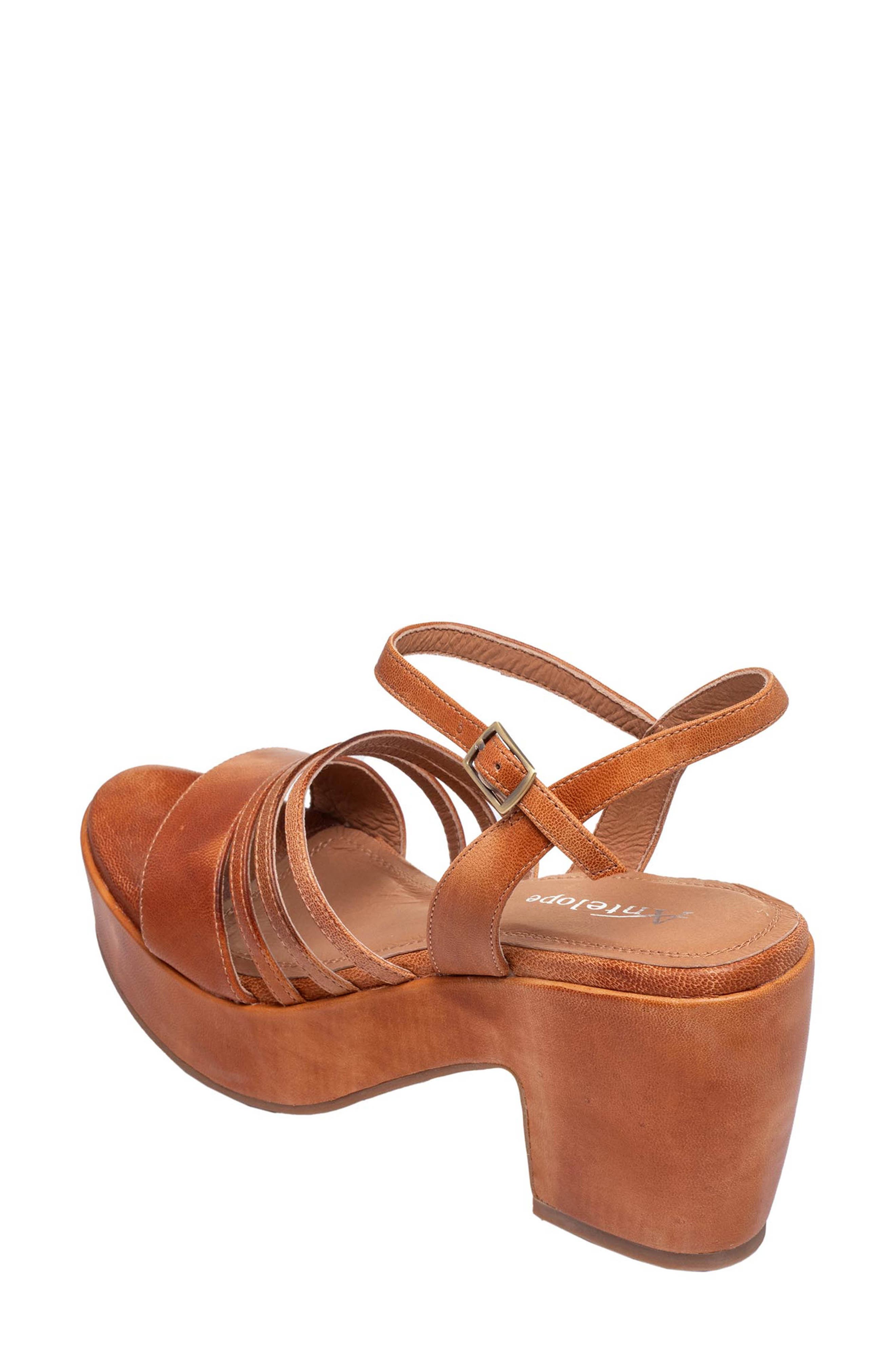 ANTELOPE Tessa Ankle Strap Sandal, Alternate, color, 