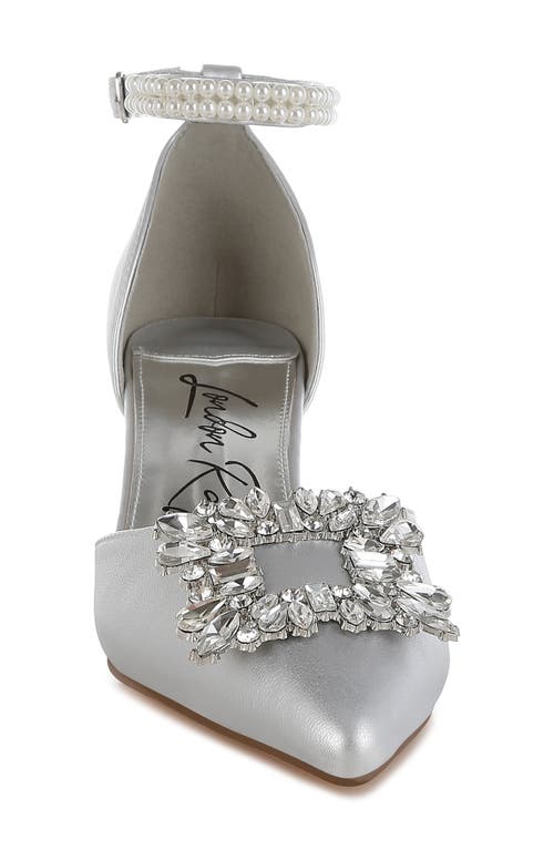 London Rag Onkana Kitten Heel Sandal In Silver