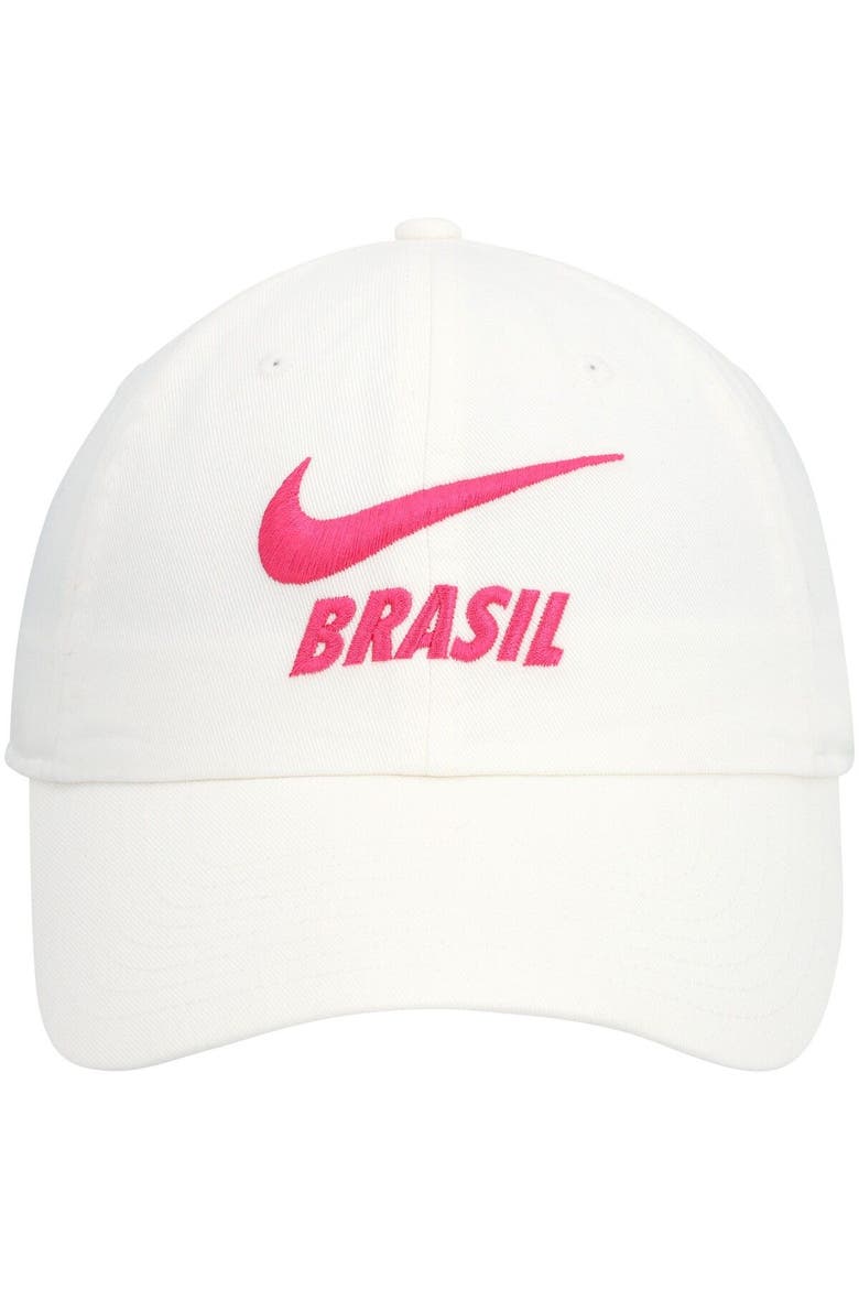 Women's Nike White Brazil National Team Campus Adjustable Hat, Alternate, color, White