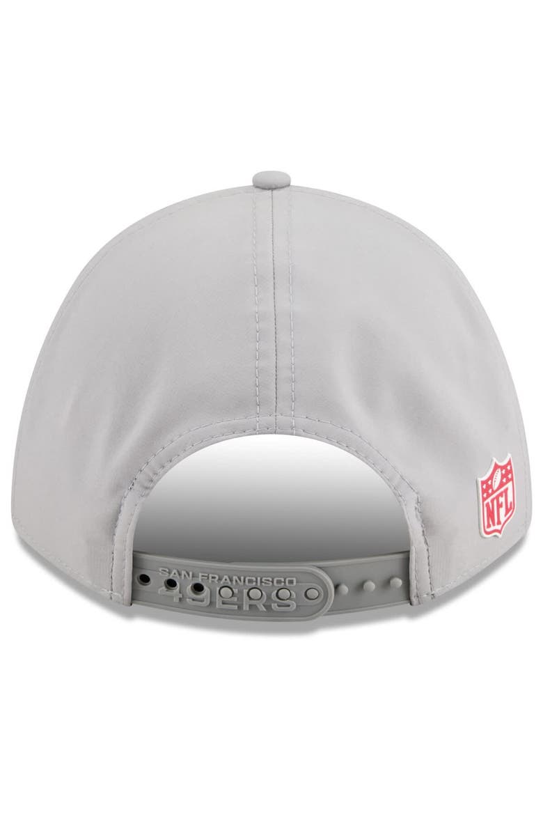New Era Men's New Era Gray San Francisco 49ers 2025 Sideline M-Crown 9FORTY Adjustable Hat, Alternate, color, Gray