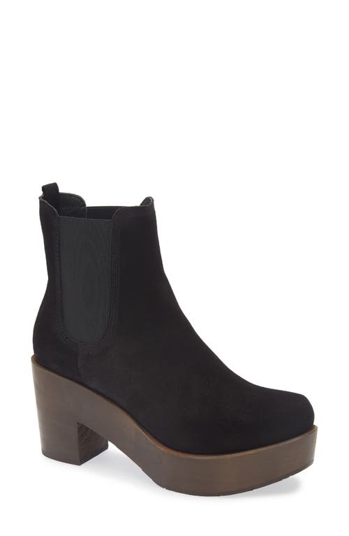 Pedro Garcia Dalmi Platform Chelsea Boot In Black