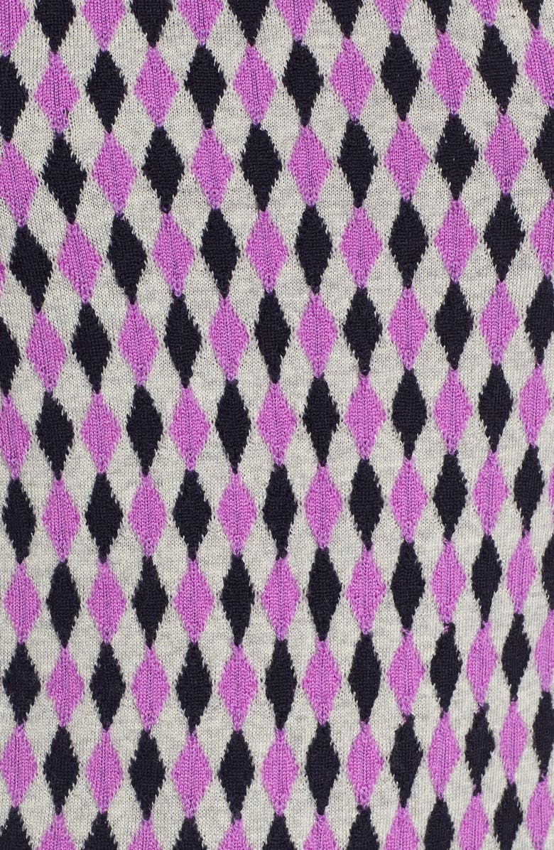 J.Crew Jackie Argyle Lightweight Wool Shell, Alternate, color, 