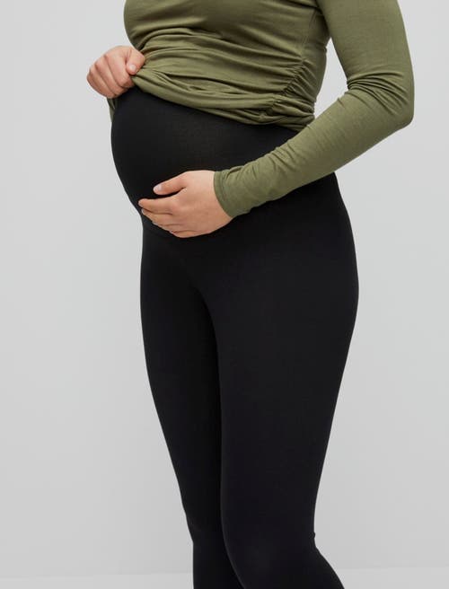 Motherhood Maternity Basic Secret Fit Belly Maternity Crop Leggings
