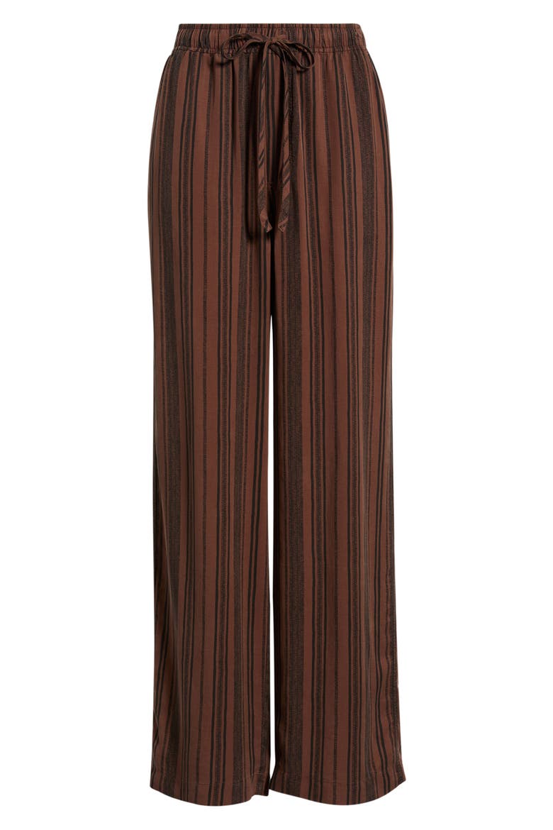 Wide Leg Drawstring Pants, Alternate, color, SUNSET TRUFFLE