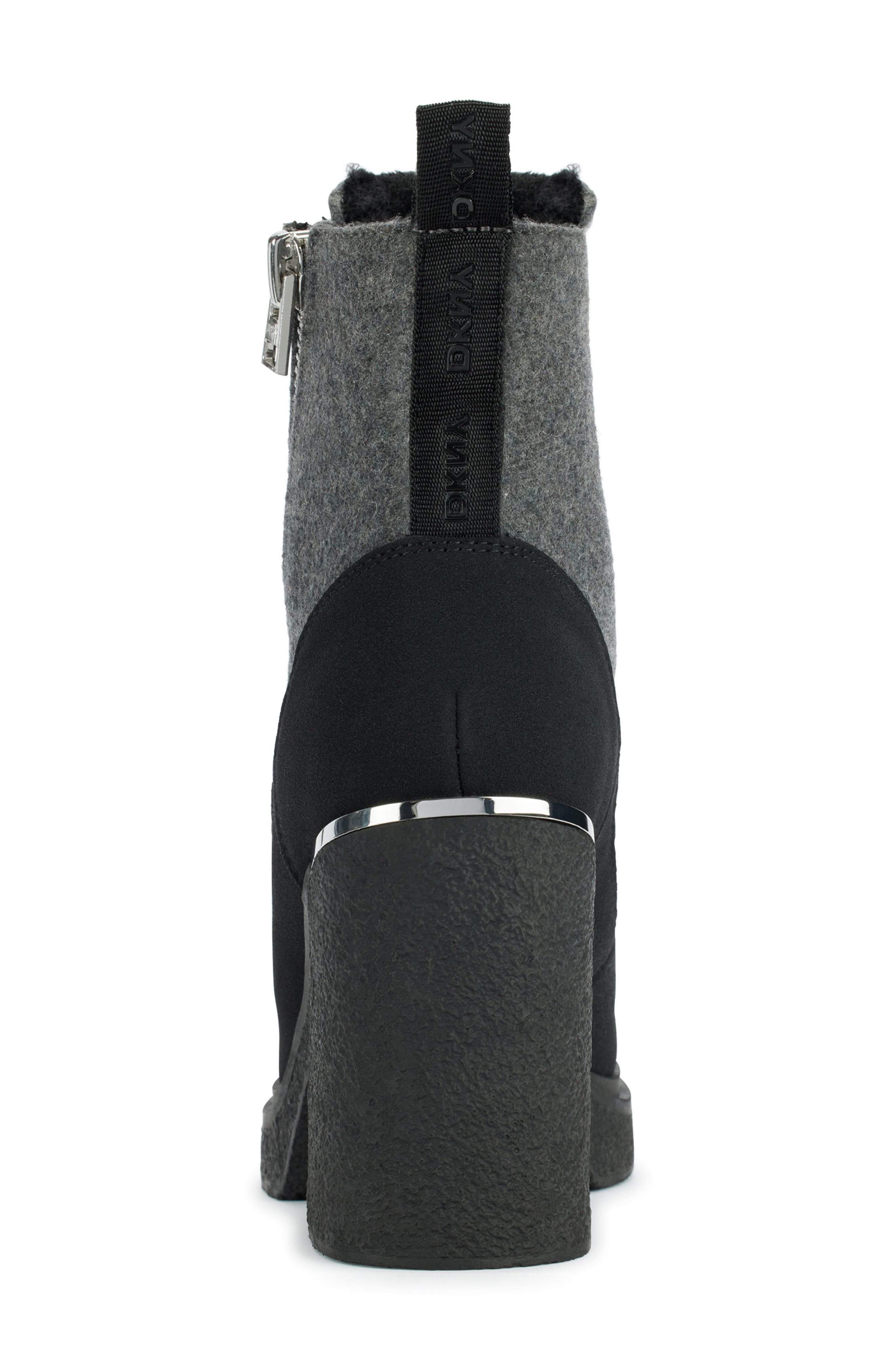 DKNY Toia Platform Bootie, Alternate, color, Black/Grey
