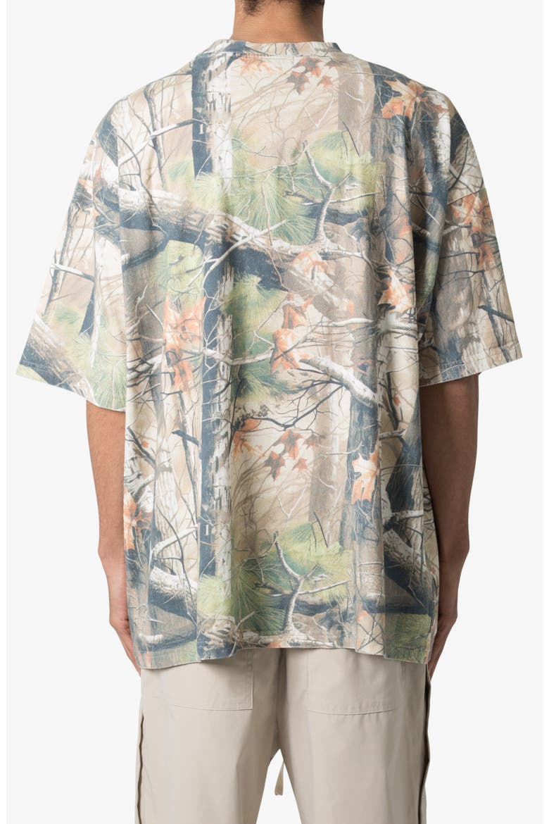 Vintage Camo Print Oversize Cotton T-Shirt, Alternate, color, CAMO