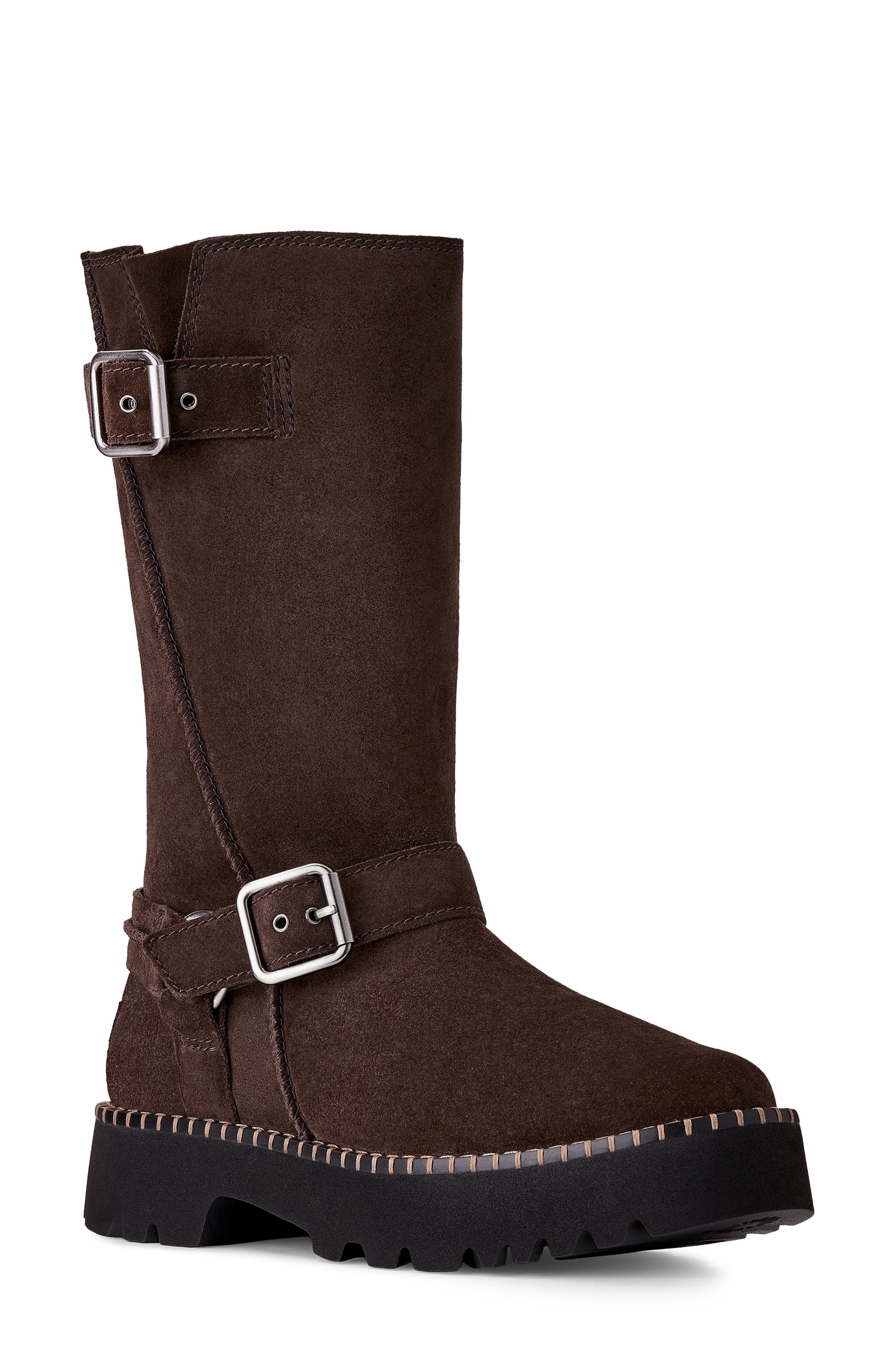Uptowner Biker Boot, Main, color, DUSTED COCOA