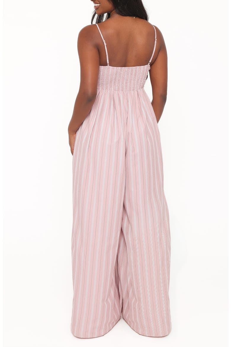 Pricilla Stripe Jumpsuit, Alternate, color, PINK STRIPE