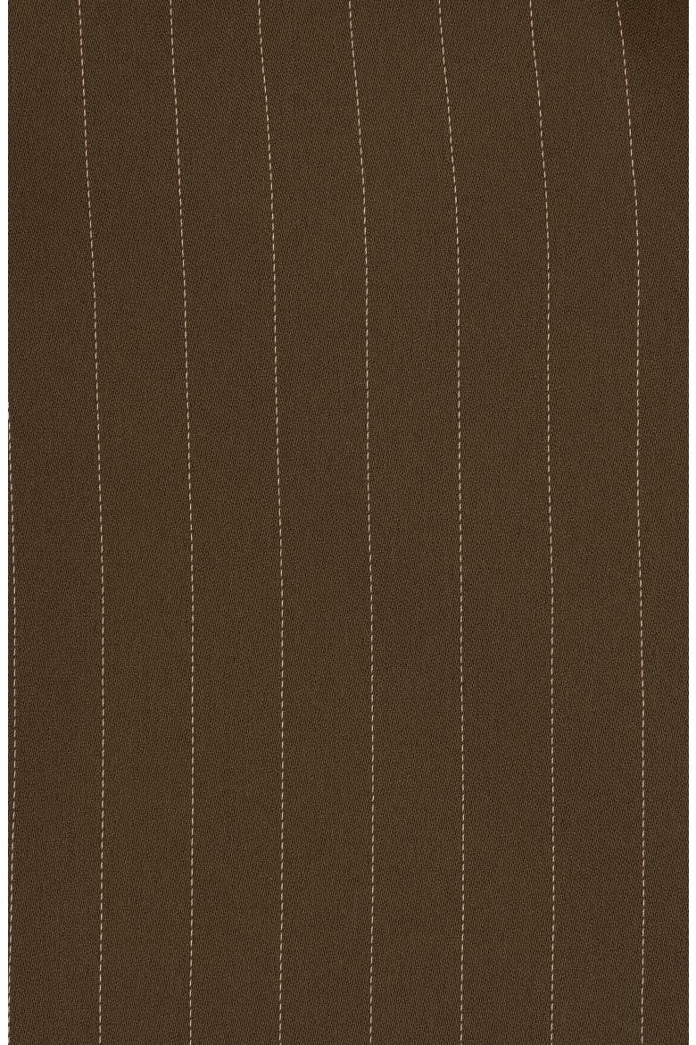 Pinstripe Double Breasted Blazer, Alternate, color, OLVE BRINE