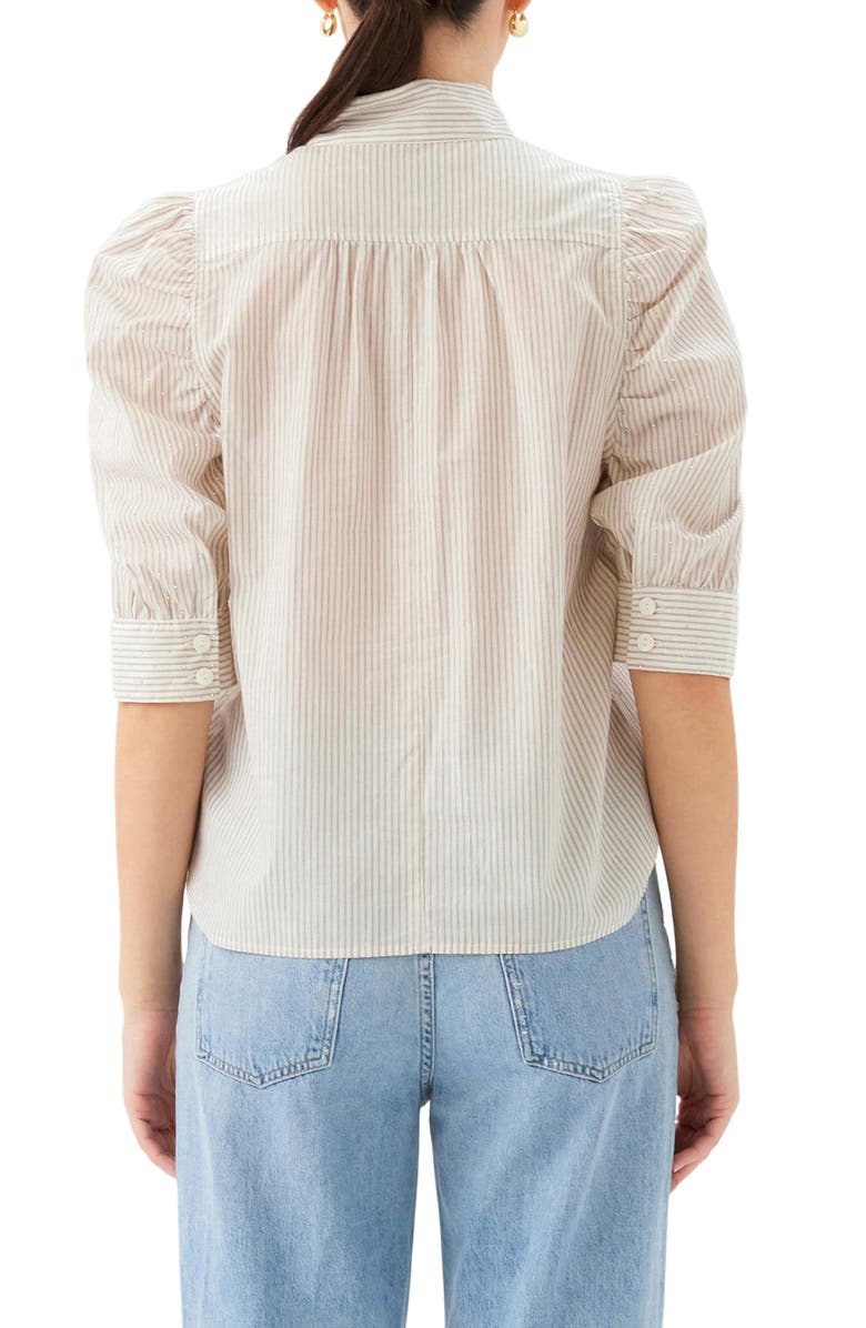FIFTEEN TWENTY Maria Embellished Stripe Shirt, Alternate, color, 