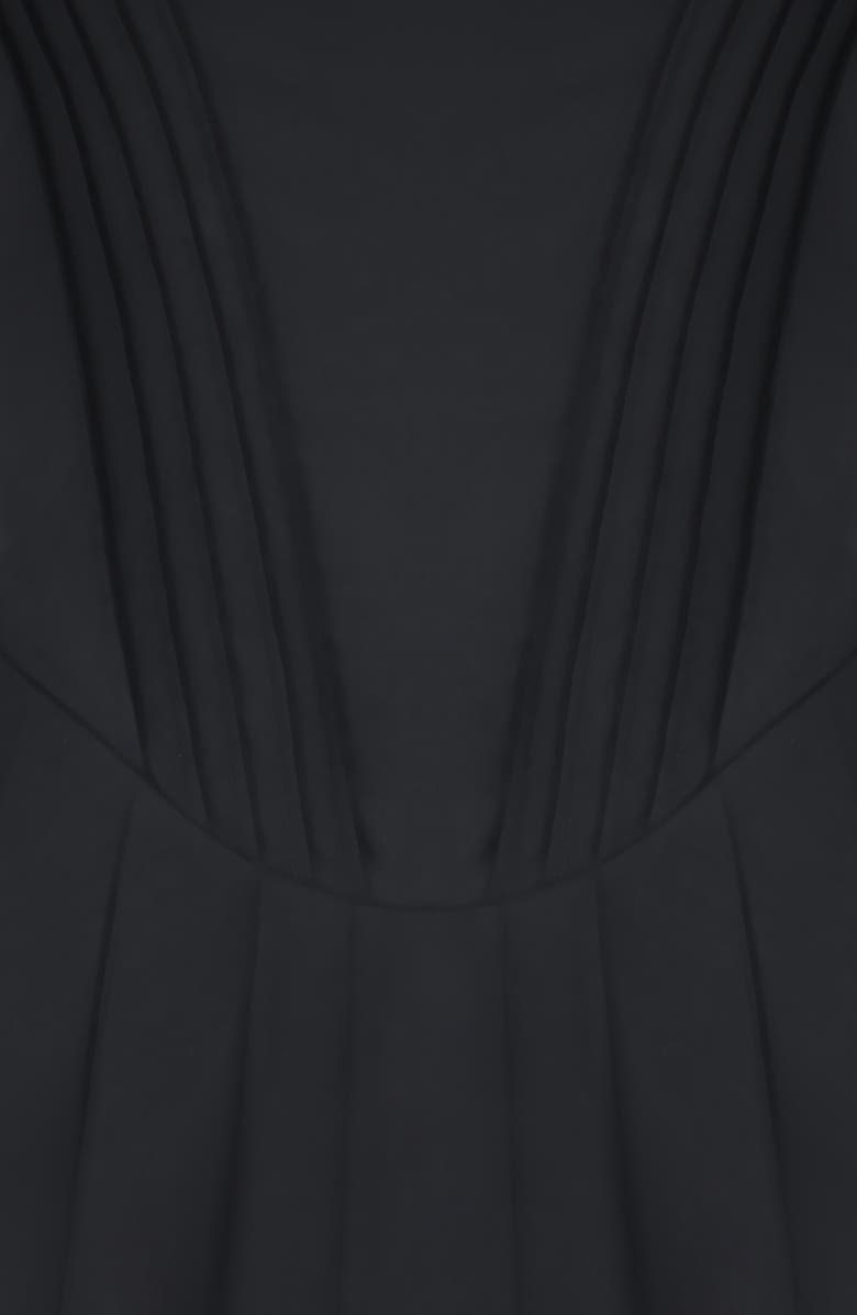 HOUSE OF CB Jemima Ruffle Cotton Blend Sundress, Alternate, color, Black