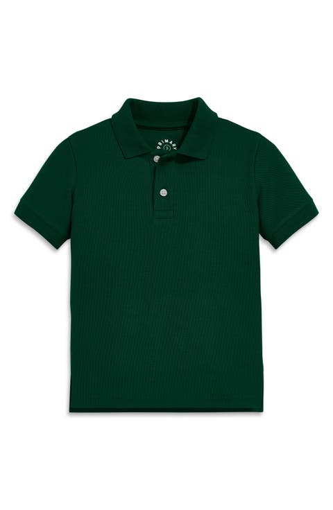 Kids' Short Sleeve Piqué Polo