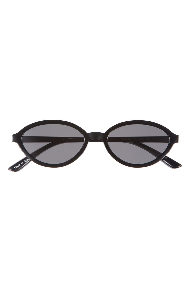 BP. Oval Sunglasses, Main, color, Black