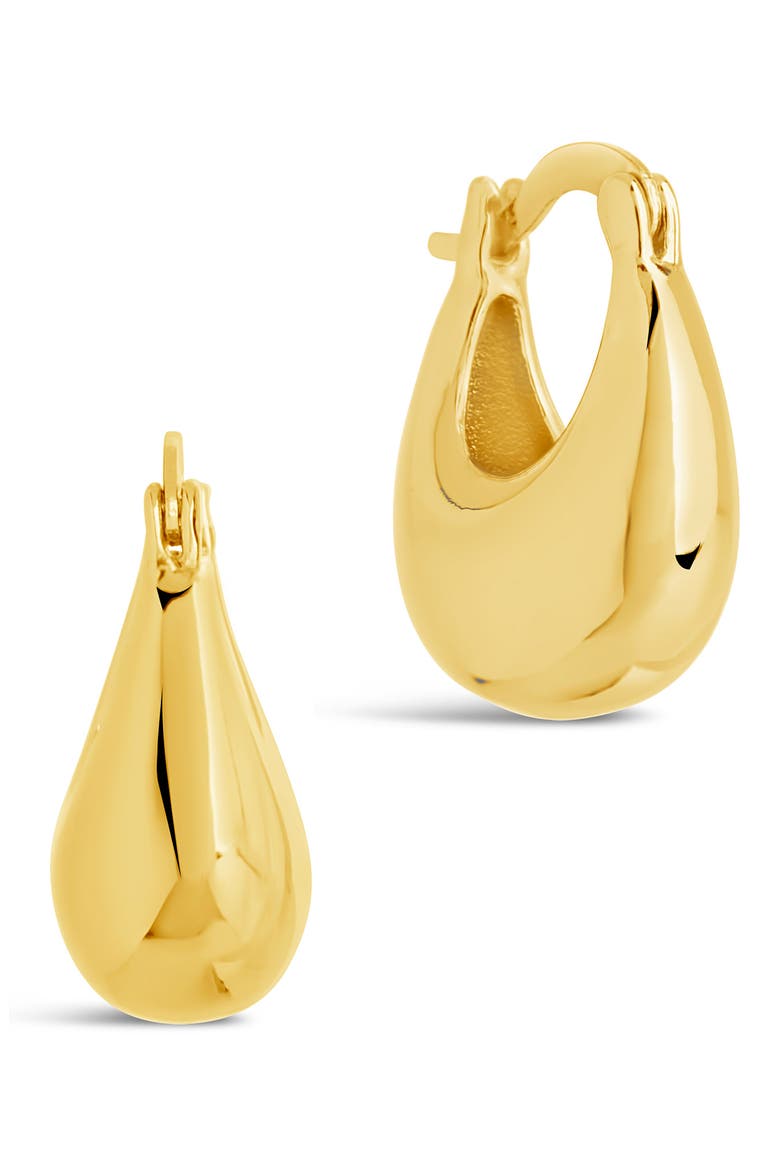Eleah Hoop Earrings, Main, color, GOLD