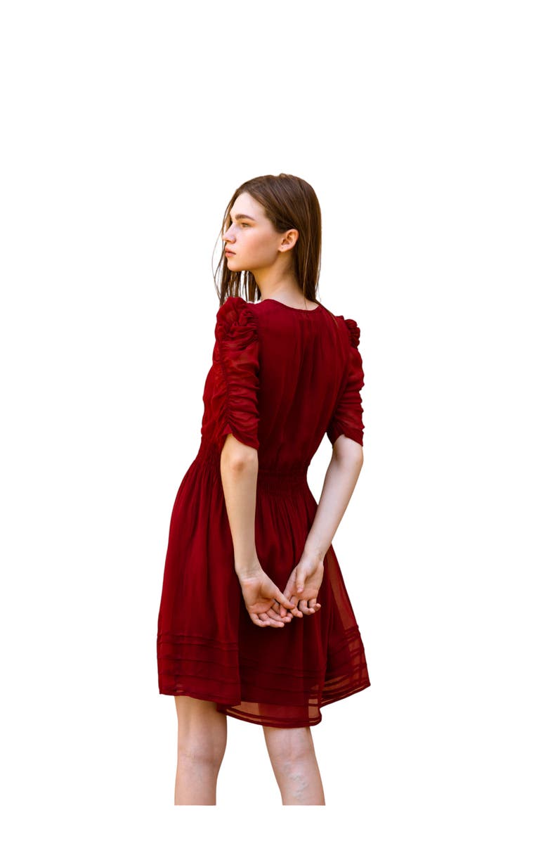 CQC LA Martine Dress, Alternate, color, Red - Xs/S