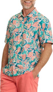 Tommy Bahama Bahama Coast Wild Vines IslandZone® Short Sleeve Button-Up Shirt