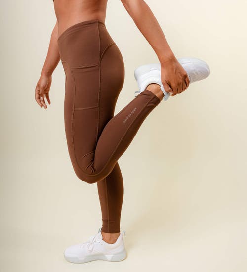 While On Earth™ Mid-rise Intent Tight In Brown