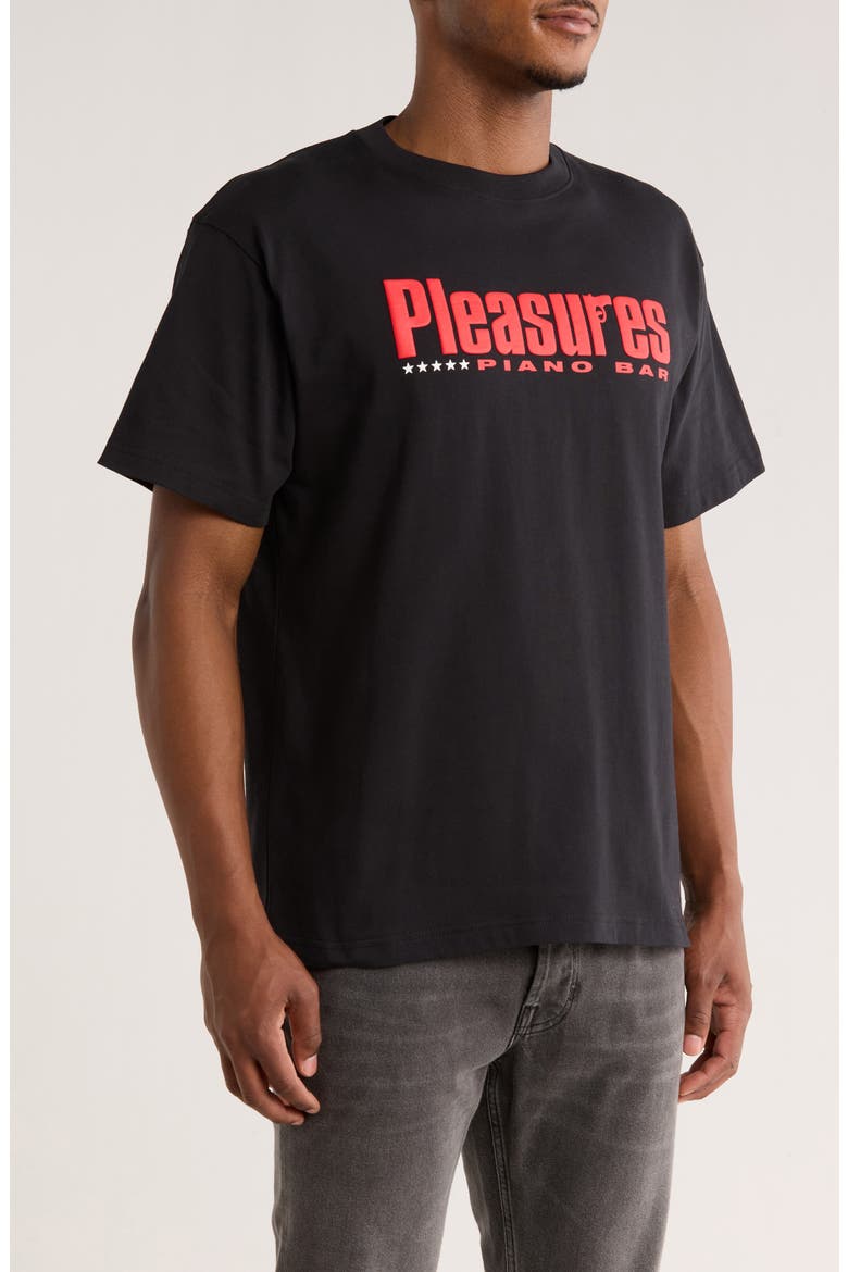 PLEASURES Piano Bar Cotton Graphic T-Shirt (Men) | Nordstrom