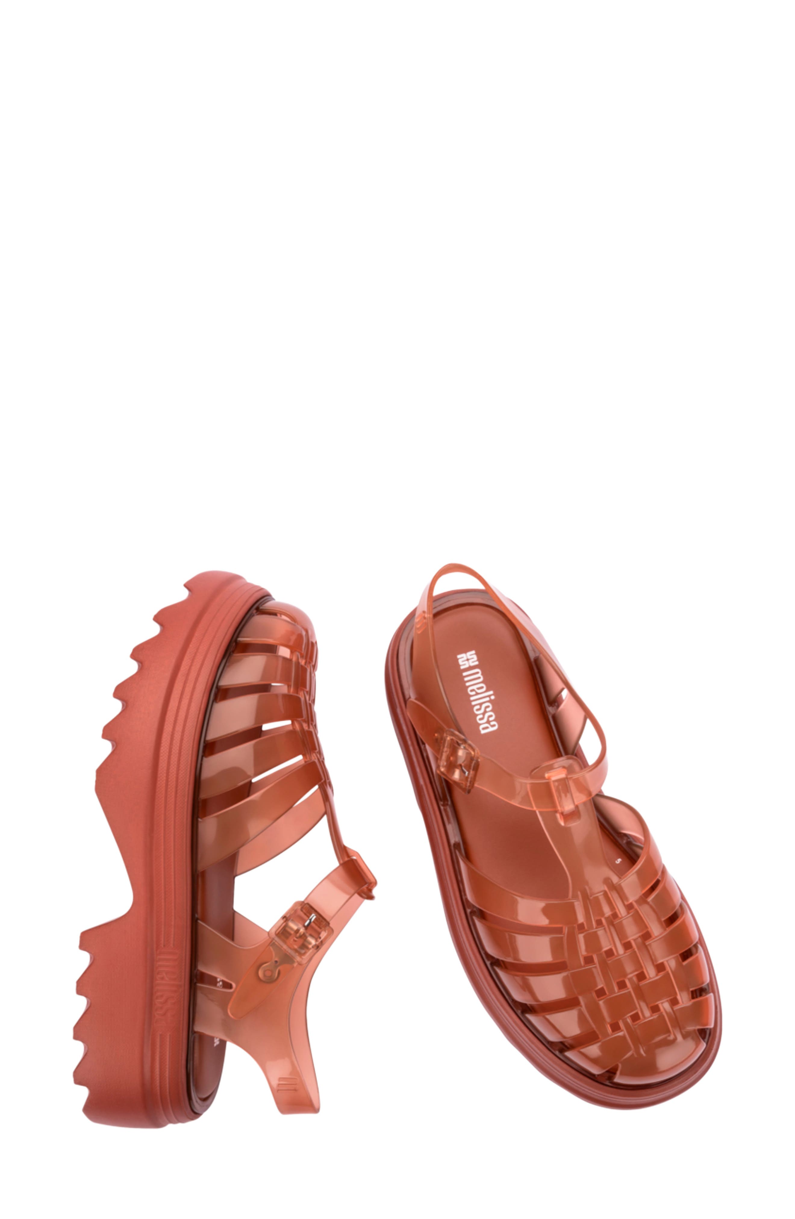 Possession Platform II Sandal, Alternate, color, TRANSPARENT BROWN