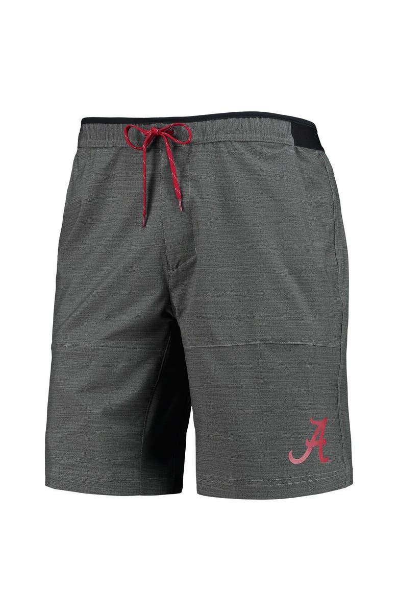 Columbia Men's Columbia Heathered Gray Alabama Crimson Tide Twisted Creek Omni-Shield Shorts, Alternate, color, 