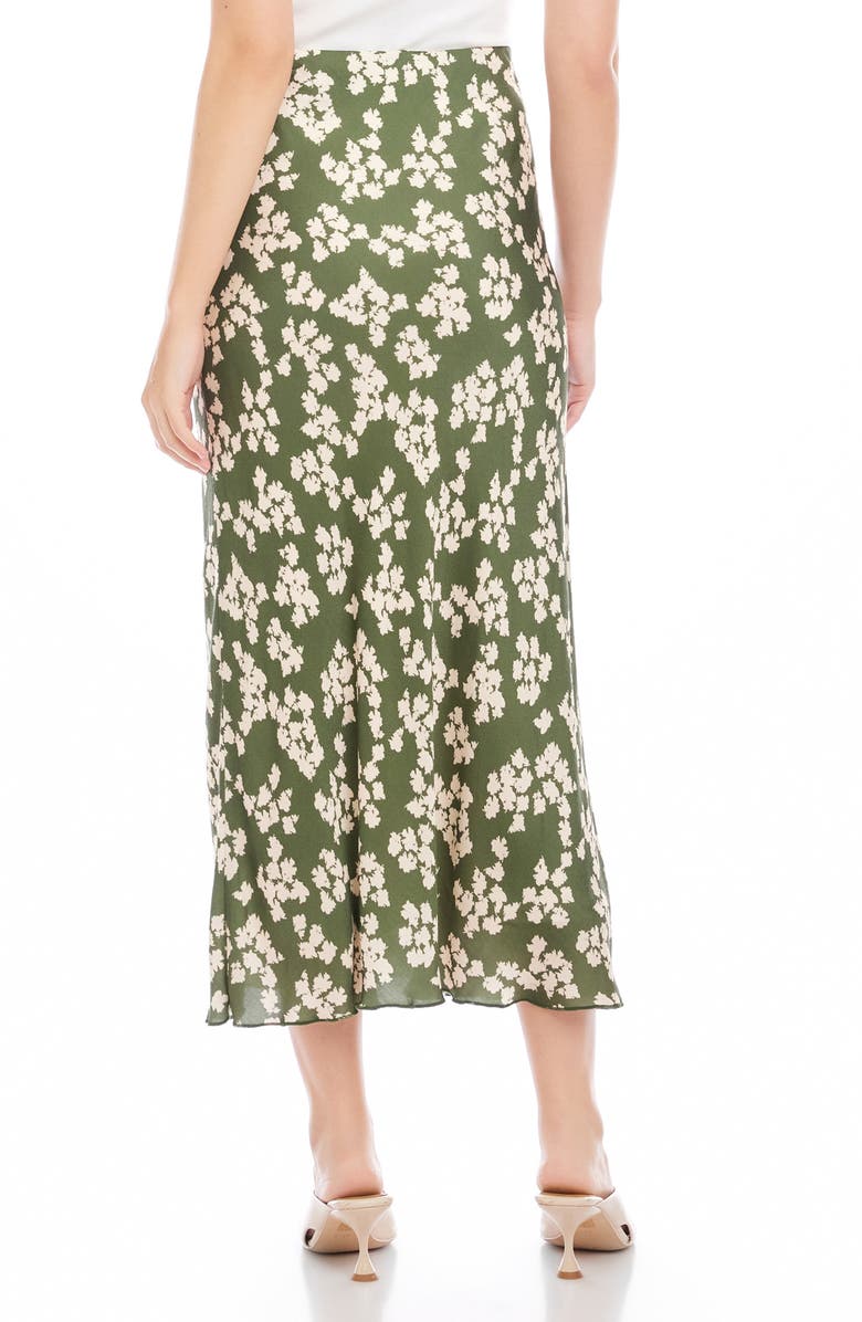 FIFTEEN TWENTY Eva Bias Cut Midi Skirt, Alternate, color, Print