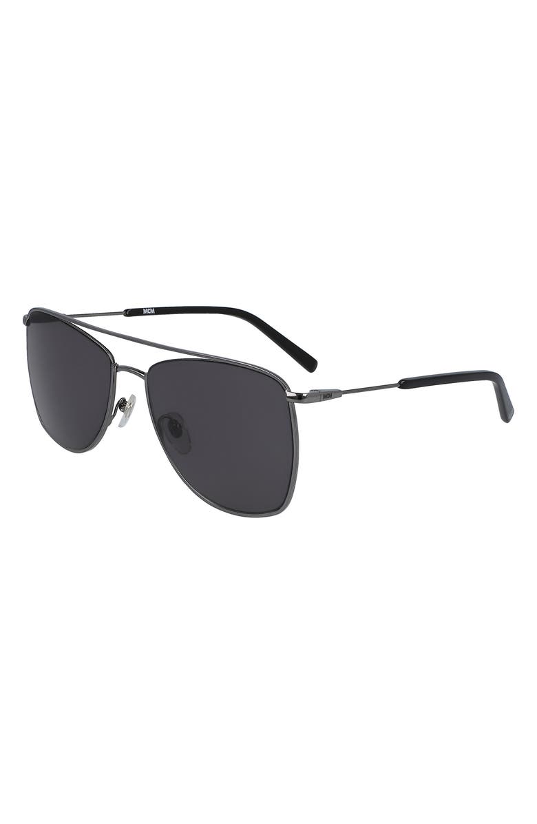 MCM 58mm Navigator Sunglasses, Alternate, color,