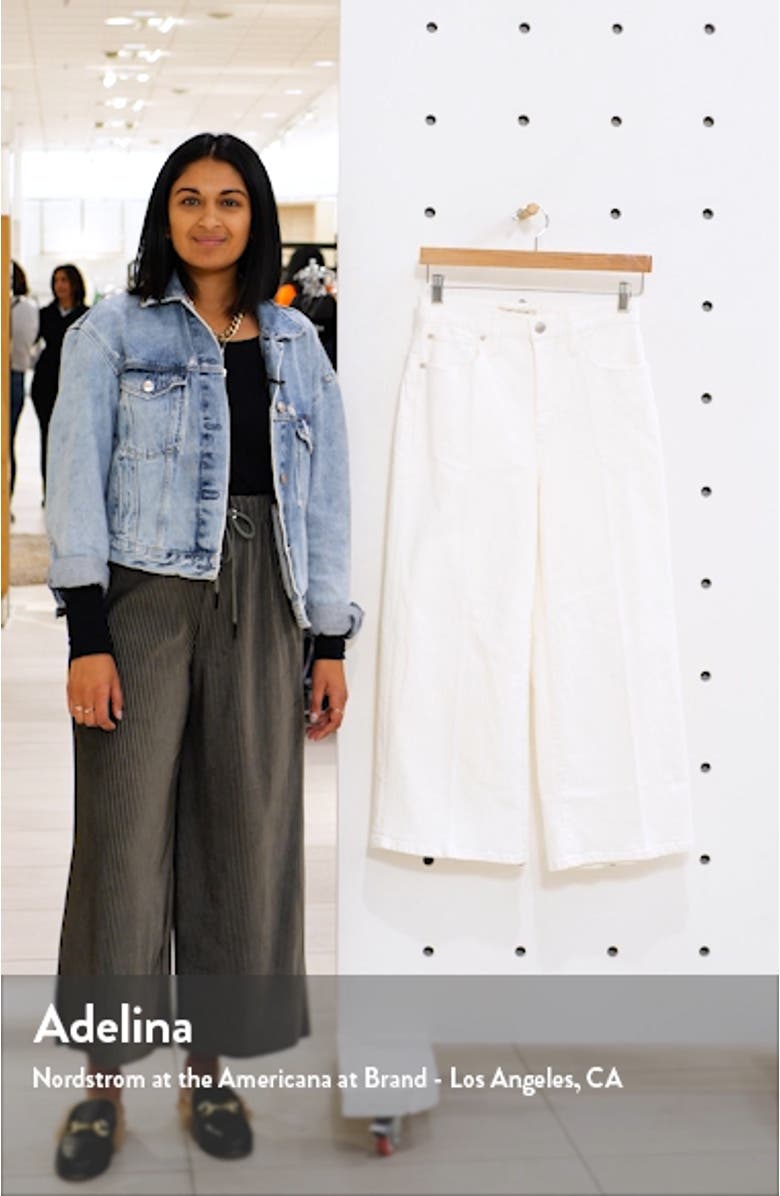 Crop Wide Leg Jeans, sales video thumbnail