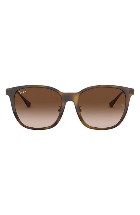 55mm Gradient Square Sunglasses