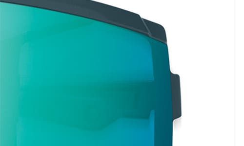 Smith Pursuit 148mm Chromapop™ Glacier Photochromic Polarized Shield Sunglasses In Blue