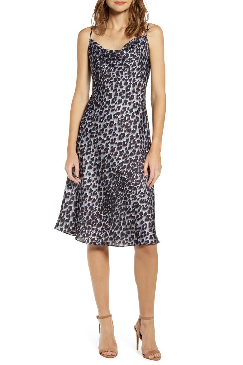 Giovanna Leopard Print Slipdress, Alternate, color, BLUE ICE/ CLIFFSIDE