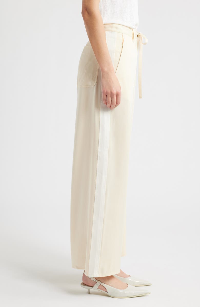 COS Wide Leg Drawstring Pants, Alternate, color, Beige Dusty Light