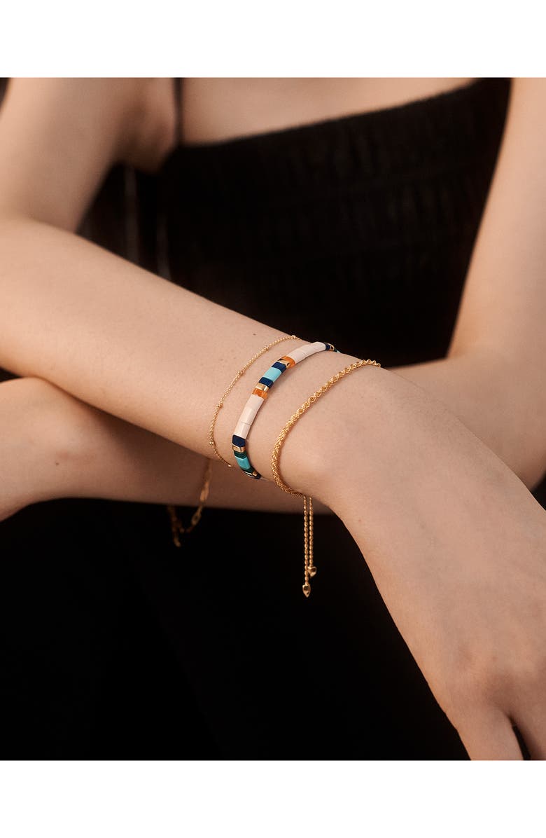 Monica Vinader Corda Rope Chain Friendship Bracelet, Alternate, color, Yellow Gold