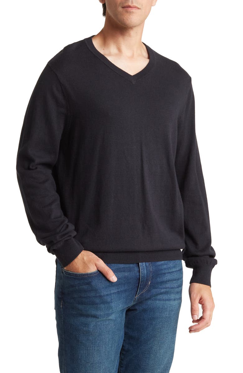 14th & Union Cotton Cashmere Blend Sweater, Main, color, 