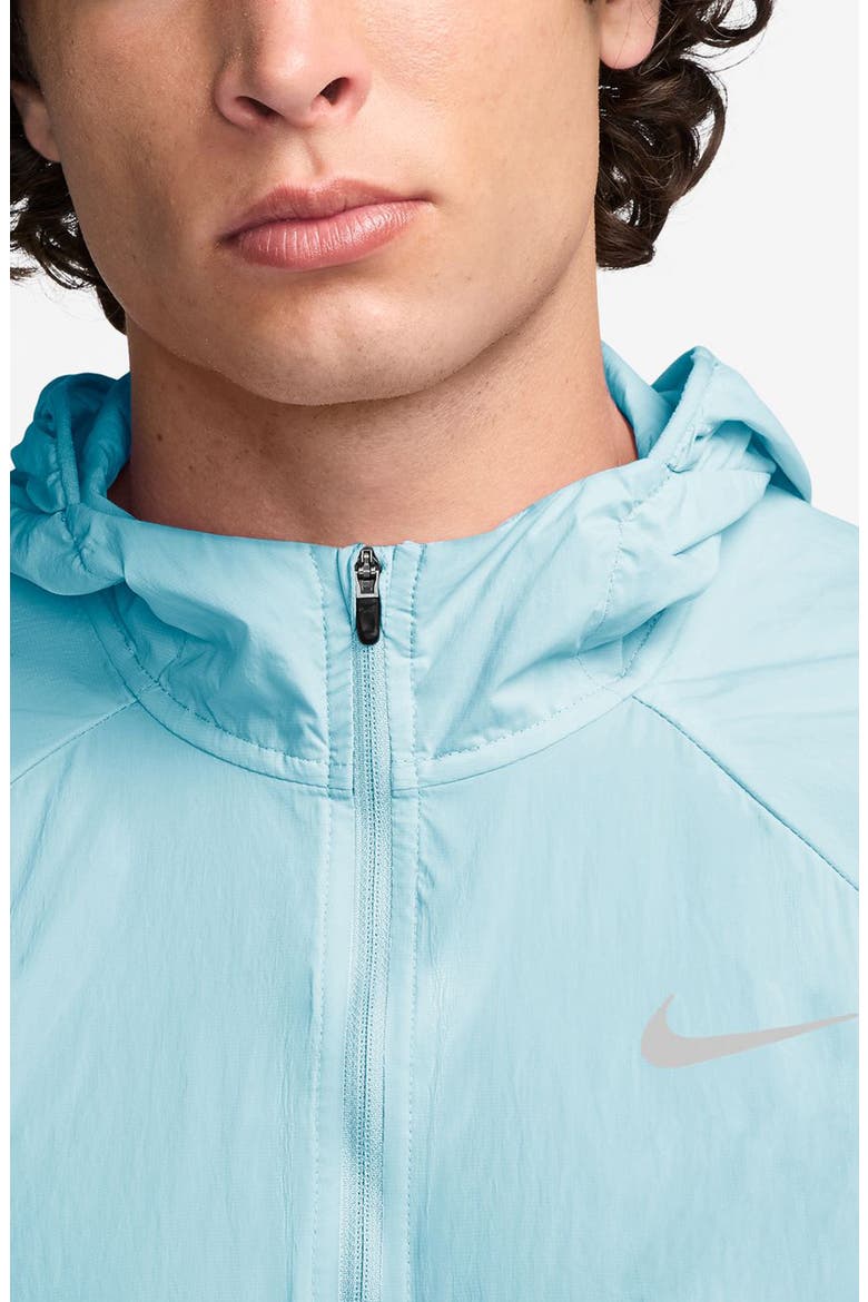 Stride Dri-FIT UV Hooded Running Jacket, Alternate, color, 474 G BLUE/REFSIL