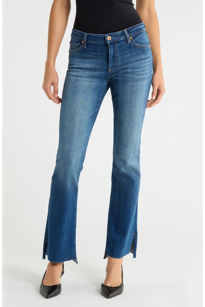Angel Low Rise Step Hem Bootcut Jeans, Main, color, 12 YEARS ASSUMPTION
