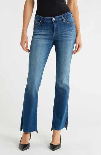 Angel Low Rise Step Hem Bootcut Jeans