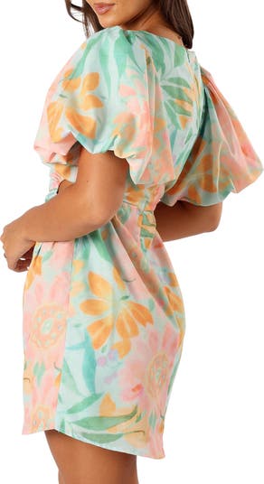 Peta Floral Print Tiered Dress