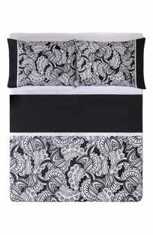 Four-Piece Paisley Print Sheet Set
