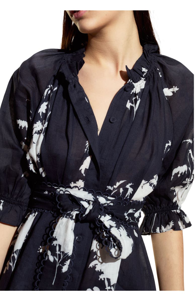 Cynthia Rowley Rosewood Pintuck Dress, Alternate, color, 