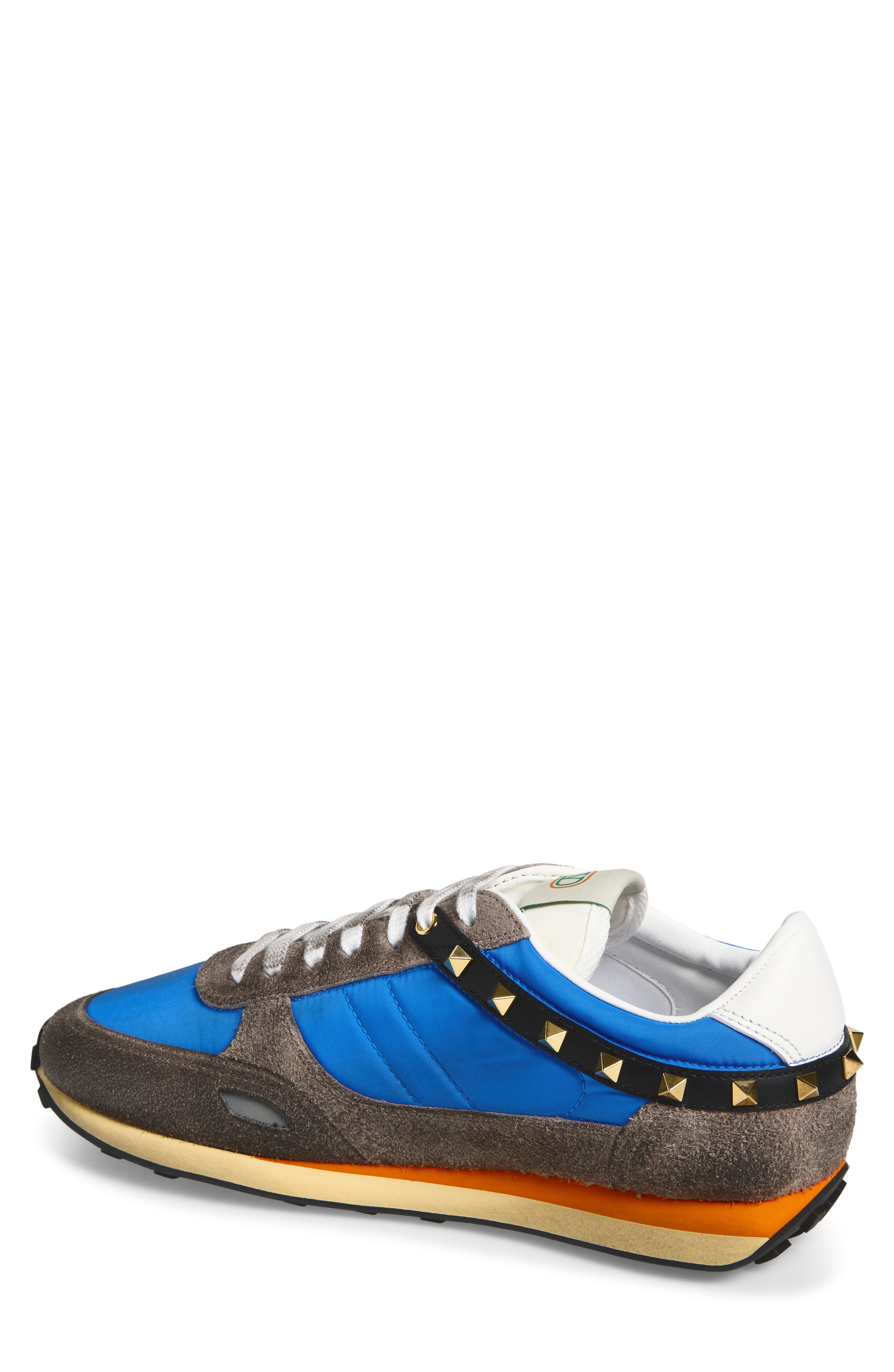 Stud Up Sneaker, Alternate, color, LIGHT BLUE MULTI