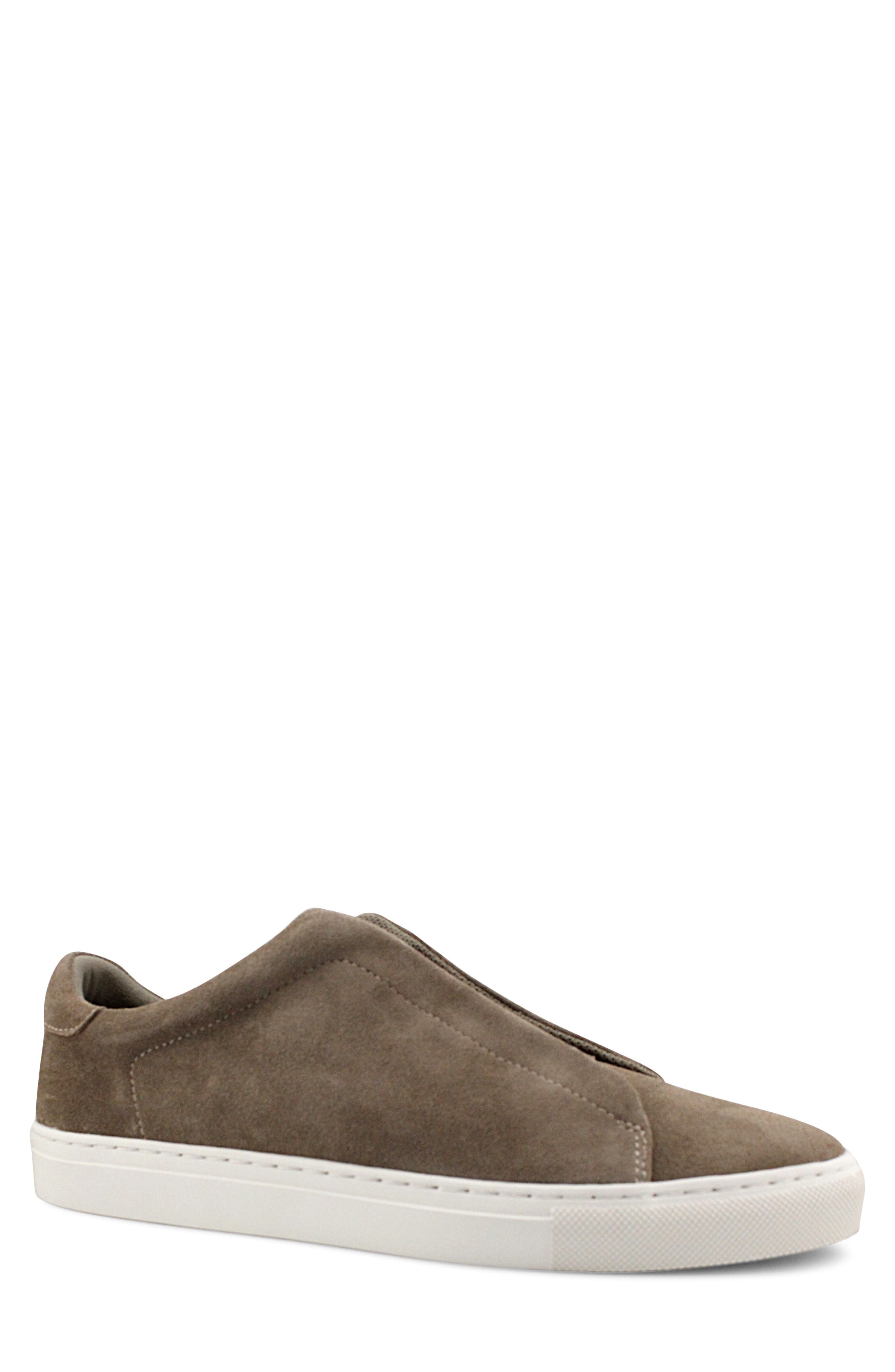 Jaxon Low Top Sneaker, Main, color, TAUPE SUEDE