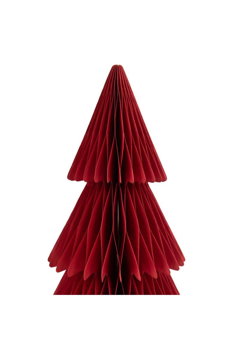 Northlight Accordion Honeycomb Foldable Paper Christmas Trees - 15" - Set of 3, Alternate, color, Green