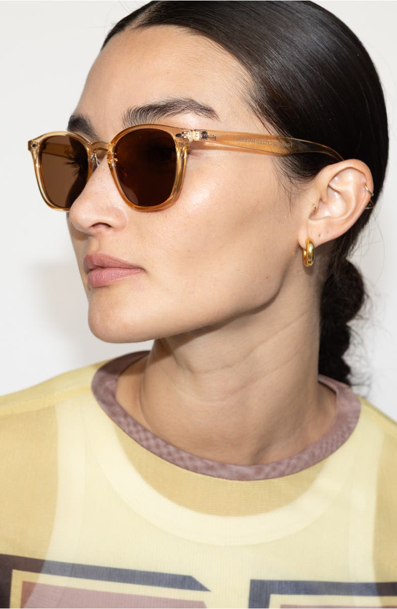 Reality Eyewear The Chelsea Sunglasses, Alternate, color, Champagne