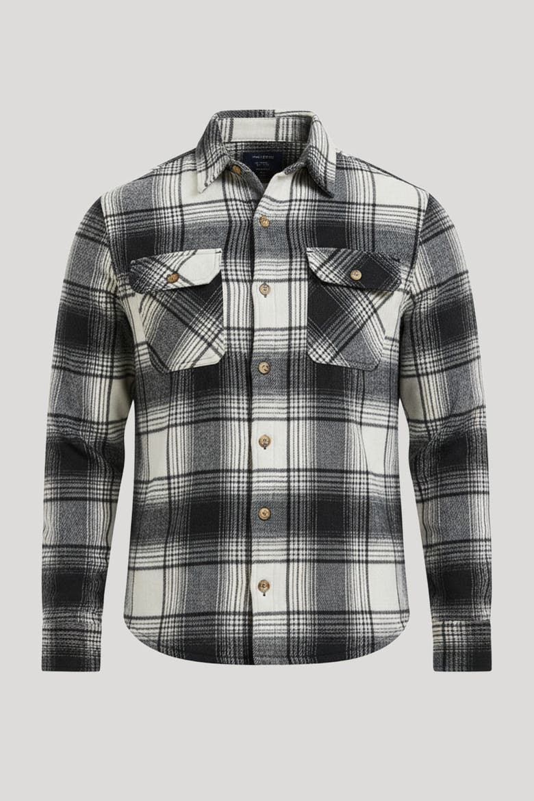 Fargo Bonded Fleece Shirt Jacket, Main, color, Cream