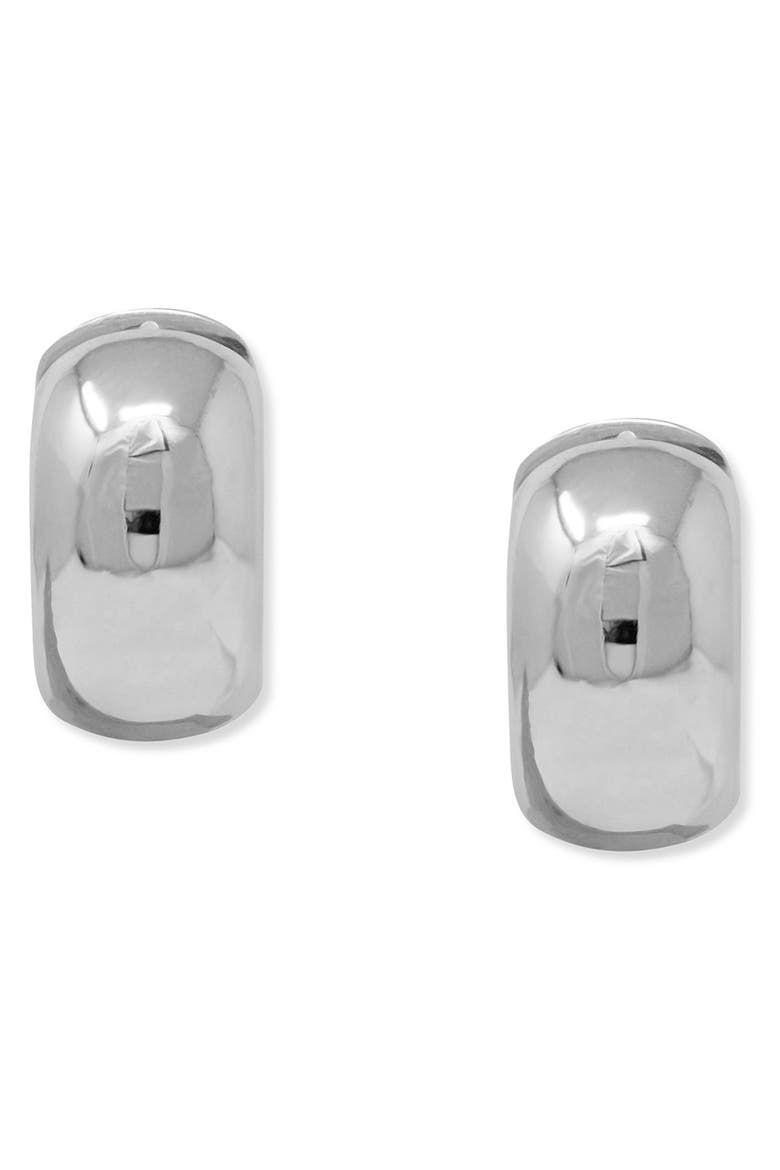Classique Wide Hoop Earrings, Main, color, SILVER